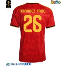 Maglie da calcio Belgio Matias Fernandez-Pardo #26 Prima Maglia Mondiali 2026  Manica Corta